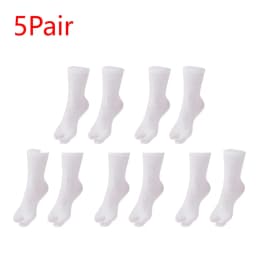 1-5PCS Women/Men Unisex Japanese Kimono Flip Flop Sandal Split Two Toes Sock Tabi Geta Cotton Socks New Arrival