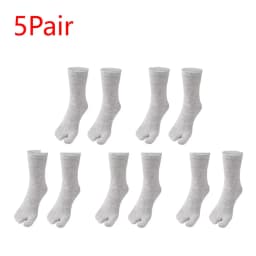 1-5PCS Women/Men Unisex Japanese Kimono Flip Flop Sandal Split Two Toes Sock Tabi Geta Cotton Socks New Arrival