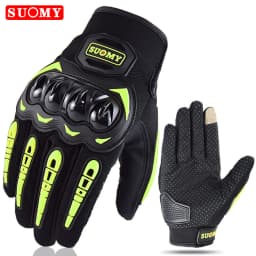VEMAR Summer Motorcycle Gloves Men Black Full Finger Touchscreen Cycling ATV MTB Guantes Moto Luvas Bike Riding Glove Women Red