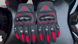 VEMAR Summer Motorcycle Gloves Men Black Full Finger Touchscreen Cycling ATV MTB Guantes Moto Luvas Bike Riding Glove Women Red