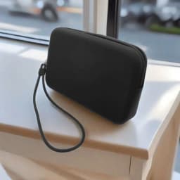 Rectangle Silicone Cosmetic Bag Coin Purse Small Item Bag Women