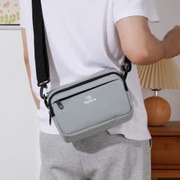 New High Quality Men's Crossbody Bag Canvas Men's Shoulder Bag Multi Functional Men's Messenger Bag Multi Pocket Men's Bag