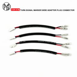 Wire Adapter Plug Connectors 2 Power Cords For KTM 125 200 250 690 790 990 DUKE SMC SMC-R Connecting Line Turn Signal Marker
