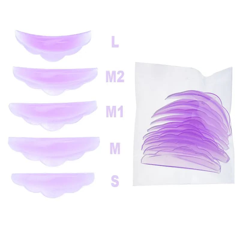 5Pairs Silicone Eyelash Lifting Kit Lash Perming Rods lamination Pad 3D Lashes Extension Curler Accessories Applicator Tool