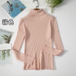 2026 Simple Women Turtleneck Sweater Winter Fashion Pullover Elastic Knit Ladies Jumper Casual Solid Black Female Basic Tops