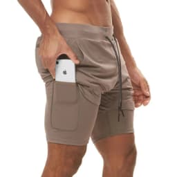 Summer Man Fitness Sport Shorts Men's Jogging Gym Bodybuilding Short Pants Breathable Training Sportswear double-deck Shorts Men