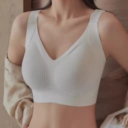 Women's Seamless Underwear, Thin Style, Large Breasts, Small Breasts, No Wires, Pull-up And Anti-sagging Large Size Bra