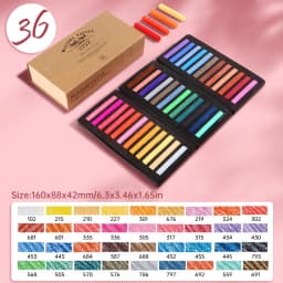Marie's Soft Chalk Pastels,12/24/36/48 Colors,Drawing Stick for Artist,Professional,Pigment Painting Pen Tool,Powder Color Pens
