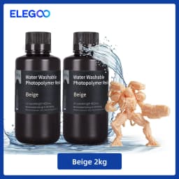 ELEGOO Water Washable 3D Printer Resin LCD UV-Curing Resin 405nm Standard Photopolymer Resin for LCD 3D Printing 1000g
