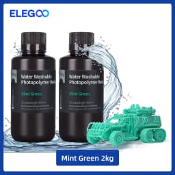 ELEGOO Water Washable 3D Printer Resin LCD UV-Curing Resin 405nm Standard Photopolymer Resin for LCD 3D Printing 1000g