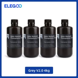 ELEGOO Water Washable 3D Printer Resin LCD UV-Curing Resin 405nm Standard Photopolymer Resin for LCD 3D Printing 1000g
