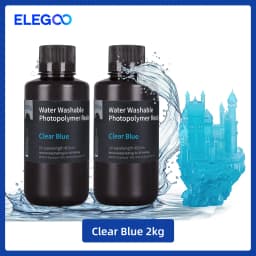 ELEGOO Water Washable 3D Printer Resin LCD UV-Curing Resin 405nm Standard Photopolymer Resin for LCD 3D Printing 1000g