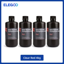 ELEGOO Water Washable 3D Printer Resin LCD UV-Curing Resin 405nm Standard Photopolymer Resin for LCD 3D Printing 1000g