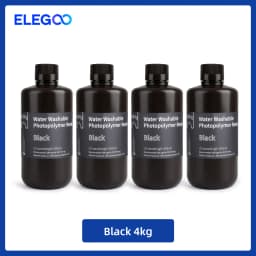 ELEGOO Water Washable 3D Printer Resin LCD UV-Curing Resin 405nm Standard Photopolymer Resin for LCD 3D Printing 1000g