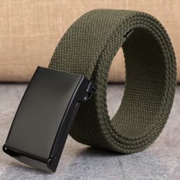 New Men Belt New Fashion Unisex Army Tactical Waist Belt Jeans Male Casual Luxury Canvas 3.8cm Webbing Waistband Ceinture Femme