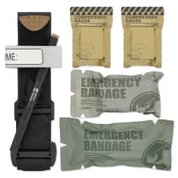 Rhino Rescue Trauma Kit,Combat Survival Gear Medical Kit,Tactical for Emergency First Aid, IFAK Refill Supplies