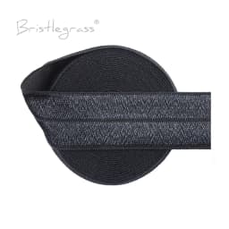 BRISTLEGRASS 2 5 10 50 100 Yard 1" 25mm Solid Shiny Fold Over Elastics Spandex Satin Bands Tape Headband Tutu Dress Sewing Trim