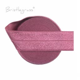 BRISTLEGRASS 2 5 10 50 100 Yard 1" 25mm Solid Shiny Fold Over Elastics Spandex Satin Bands Tape Headband Tutu Dress Sewing Trim