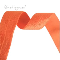 BRISTLEGRASS 2 5 10 50 100 Yard 1" 25mm Solid Shiny Fold Over Elastics Spandex Satin Bands Tape Headband Tutu Dress Sewing Trim