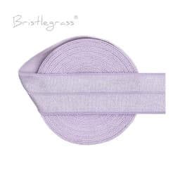BRISTLEGRASS 2 5 10 50 100 Yard 1" 25mm Solid Shiny Fold Over Elastics Spandex Satin Bands Tape Headband Tutu Dress Sewing Trim