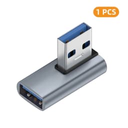 90 Degree USB 3.0 Male to Female Right Angle Extension Adapter USB Upward Elbow Adapter 10Gbps For Laptop PC Connector Converte