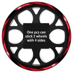 Reflective Wheel Sticker Rim Strips Tape Hub Decal Accessories For Honda HRC CBR650R cbr 600 rr CBR 600 F4 f4i CBR1000RR 250r