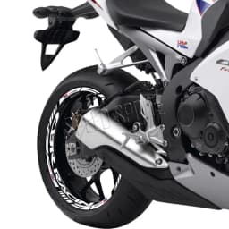 Reflective Wheel Sticker Rim Strips Tape Hub Decal Accessories For Honda HRC CBR650R cbr 600 rr CBR 600 F4 f4i CBR1000RR 250r
