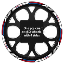 Reflective Wheel Sticker Rim Strips Tape Hub Decal Accessories For Honda HRC CBR650R cbr 600 rr CBR 600 F4 f4i CBR1000RR 250r