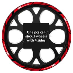 Reflective Wheel Sticker Rim Strips Tape Hub Decal Accessories For Honda HRC CBR650R cbr 600 rr CBR 600 F4 f4i CBR1000RR 250r
