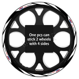 Reflective Wheel Sticker Rim Strips Tape Hub Decal Accessories For Honda HRC CBR650R cbr 600 rr CBR 600 F4 f4i CBR1000RR 250r