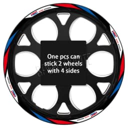 Reflective Wheel Sticker Rim Strips Tape Hub Decal Accessories For Honda HRC CBR650R cbr 600 rr CBR 600 F4 f4i CBR1000RR 250r