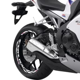 Reflective Wheel Sticker Rim Strips Tape Hub Decal Accessories For Honda HRC CBR650R cbr 600 rr CBR 600 F4 f4i CBR1000RR 250r