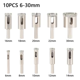1Pc 3-100mm Glass Hole Saw Diamond Coated Drill Bits Drilling Crown for Tile Marble Ceramic Power Tools