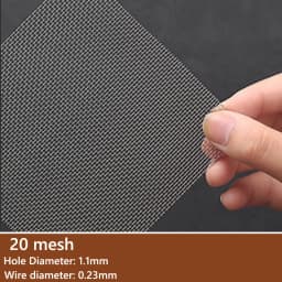 1pcs 304 Stainless Steel Filter Screen 5/8/20/30/40-500 Mesh Woven Wire High Quality Stainless Steel Screening Filter Sheet