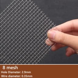 1pcs 304 Stainless Steel Filter Screen 5/8/20/30/40-500 Mesh Woven Wire High Quality Stainless Steel Screening Filter Sheet