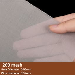 1pcs 304 Stainless Steel Filter Screen 5/8/20/30/40-500 Mesh Woven Wire High Quality Stainless Steel Screening Filter Sheet