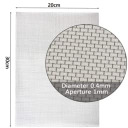 1pcs 304 Stainless Steel Filter Screen 5/8/20/30/40-500 Mesh Woven Wire High Quality Stainless Steel Screening Filter Sheet