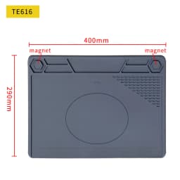 Silicone Soldering Mat Pad Desk Platform for Welding Station Iron Phone PC Repair Magnetic Heat Insulation No Lead S-160