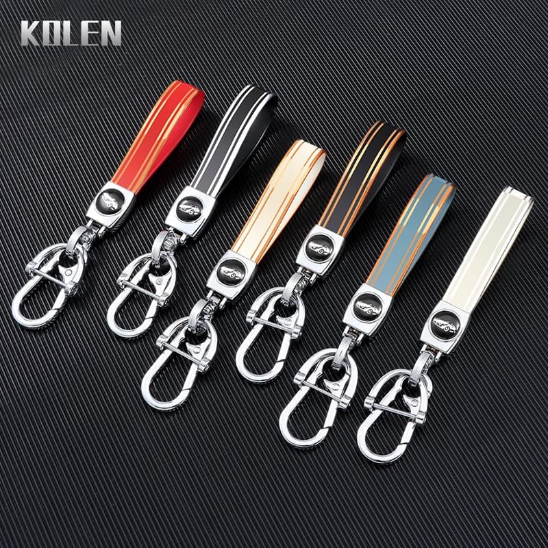 High Quality TPU Keychain For Men Women Car KeyRing Girl Gift Car Key Ring Holder Accessories Rotatable Key Chains