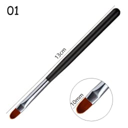 1-9PCS Nails Art Brush Pen 3D Tips Pattern Phototherapy Acrylic UV Gel Extension Builder Coating Painting Pen DIY Manicure Tools