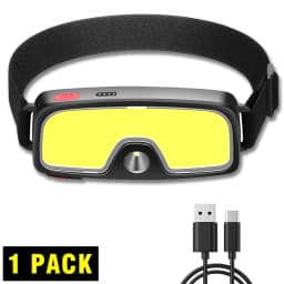 Hot COB LED Headlight Flashlight 3 Modes Light USB Rechargeable Head Lamp Built-in 1200mah Outdoor Hiking Camping Lamp