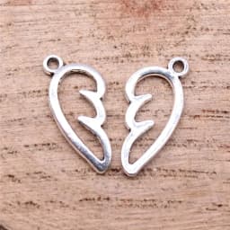 WYSIWYG 40pcs Charms 16x8mm Angel Wing Charms For Jewelry Making DIY Jewelry Findings 4 Colora Alloy Charms Pendant