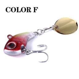 1Pcs Rotating Metal VIB vibration Bait Spinner Spoon Fishing Lures 8g/16g/21g Jigs Trout Wobbler Fishing Hard Baits Tackle Pesca