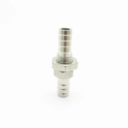 4mm 6mm 8mm 10mm 12mm 14mm 16mm 19mm Hose Barb Bulkhead 304 Stainless Steel Barbed Tube Pipe Fitting Coupler Connector Adapter