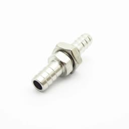 4mm 6mm 8mm 10mm 12mm 14mm 16mm 19mm Hose Barb Bulkhead 304 Stainless Steel Barbed Tube Pipe Fitting Coupler Connector Adapter