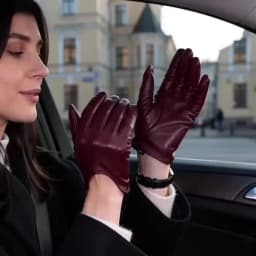 Fashion color Apparel Accessories women's leather gloves,comfortable short Women mitten,warm winter gloves women-2001