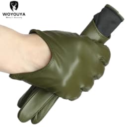 Fashion color Apparel Accessories women's leather gloves,comfortable short Women mitten,warm winter gloves women-2001