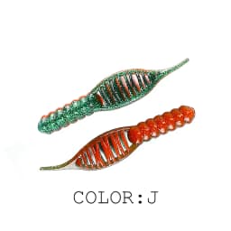 Supercontinent fanatik Lures 80mm/8pcs 55mm/15pcs Soft Lure Fishing Lures Soft Silicone Baits Larva soft bait