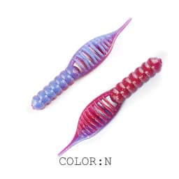 Supercontinent fanatik Lures 80mm/8pcs 55mm/15pcs Soft Lure Fishing Lures Soft Silicone Baits Larva soft bait