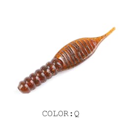 Supercontinent fanatik Lures 80mm/8pcs 55mm/15pcs Soft Lure Fishing Lures Soft Silicone Baits Larva soft bait